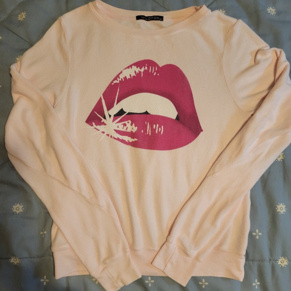 Wildfox Lips Pullover